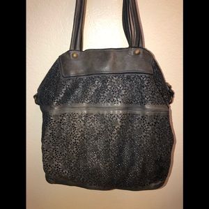 ERRELLEVENTIDUE Anthro Black Leather Purse